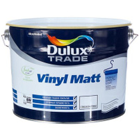 Краска DULUX TRADE Vinyl Matt Ослепительно белая матовая 10л немороз x 1