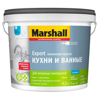 Краска Marshal ВД для кухни и ванны 4,5 л немороз x 1