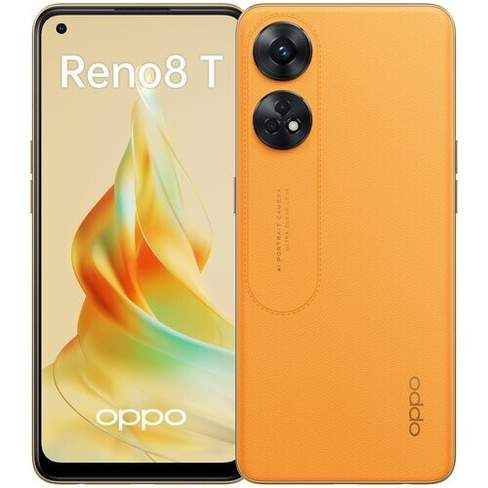 Смартфон OPPO Reno 8T 8/256 ГБ Global для РФ, Dual nano SIM, оранжевый