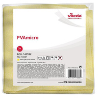 Салфетки хозяйственные Vileda Professional ПВА Микро микрофибра 38х35 см 250 г/кв.м желтые (5 штук в упаковке)