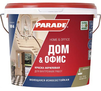 Краска PARADE акри л W4 интер.база А мат. 5.0 л маш.ко л x 1/72