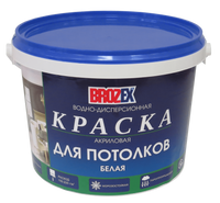 Краска ВД для потолков 3.0 кг ВЕДРО BROZEX ЛКЗ x 4/192