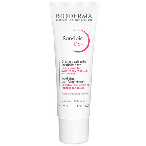 Sensibio DS+ Успокаивающий крем для кожи с покраснениями и шелушениями, 40 мл, Bioderma