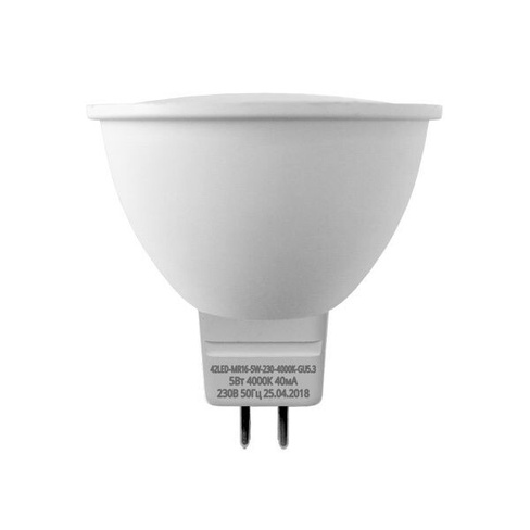 Лампа светодиодная Sweko 42LED-MR-5W-230-6500K-GU-5.3