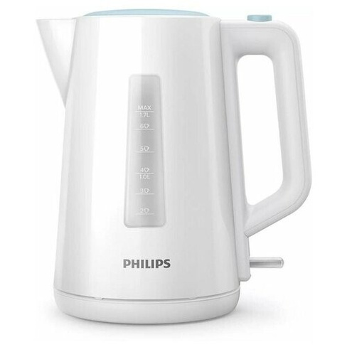 Чайник Philips HD9318/70, белый/голубой