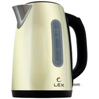 Чайник электрический Lex LX30017-3, металл, 1.7 л, бежевый LEX