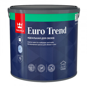 Краска для обоев и стен Tikkurila Euro Euro Trend С мат 2, 7л x 1/120