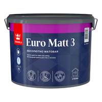 Краска интерьерная Tikkurila Euro Matt 3 С гл/мат 9л x 1/44