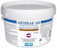 Антибактериальное средство Антибак 100 для рыб ведро 1 кг