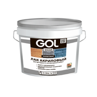 Лак акриловый по дереву GOLwood 0,9 кг №290-М Мороз x 1/12