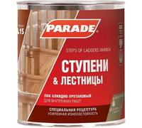 Лак алкидно-уритановый l 15 PARADE Ст упени и Лестницы П/мат. 0,75 л