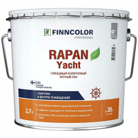 Лак алкидно-уретановый Finncolor Rapan Yacht EP гл 2, 7л x 1/120