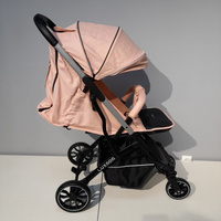 Детская прогулочная коляска LuxmomV3 цвет розовый