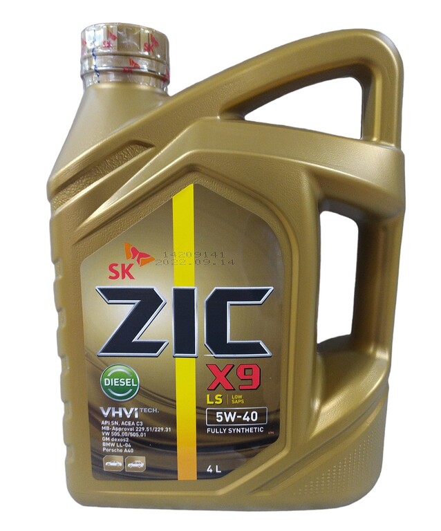 Zic x9 ls diesel 5w40