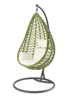 Кресло плетеное подвесное Aura Green