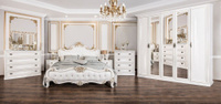 Спальня Натали, 3-створчатый шкаф, цвет белый/глянец