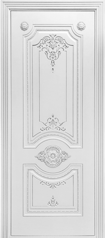 Дверь межкомнатная Анталия серебро, 2150 мм, глухая, нестандарт
