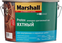 Лак яхтный PROTEX п/матовый 9 л x 1