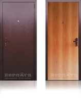 Входная стальная дверь Берлога "ЭК-2" 870х2050/970х2050 мм