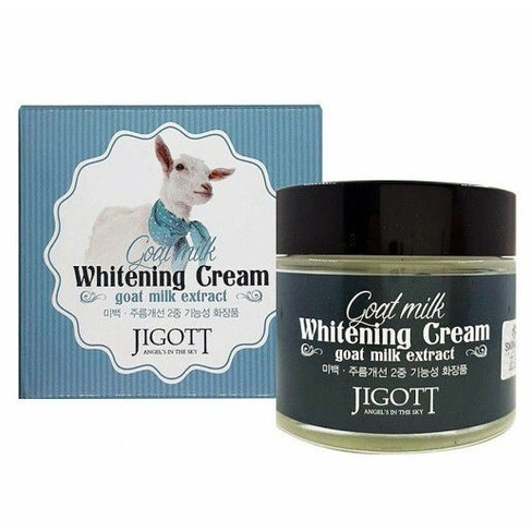 Крем для лица Jigott Goat Milk Whitening