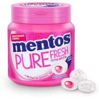 Жевательная резинка MENTOS Pure Fresh Тутти-Фрутти без сахара 100 г