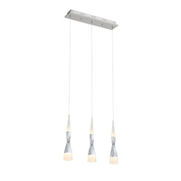 SL405.103.03 Свет-к подвесной STLuce хром/хром, белый LED 3x7W 3000K