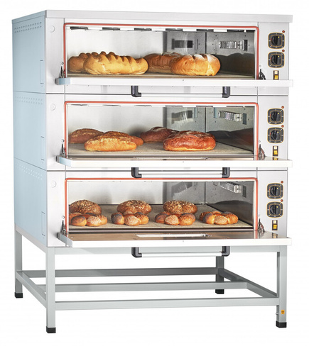 Шкаф пекарный Abat ЭШП-3-01КП подовый, электр., разбор.