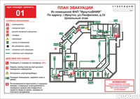 План эвакуации. Изготовление