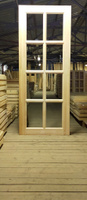 Межкомнатные деревянные двери Премиум под стекло