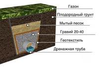 Дренаж участка дома